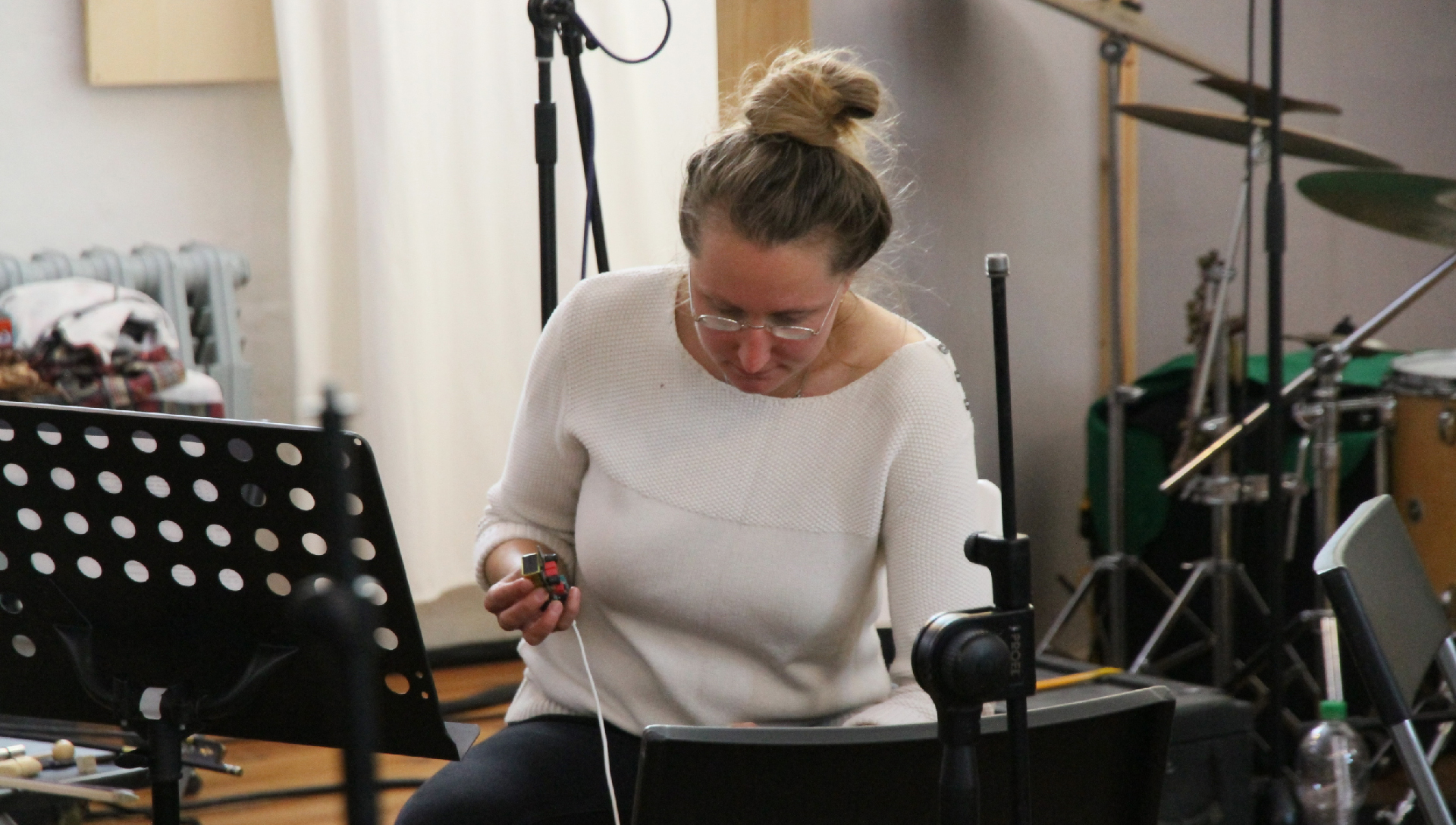 2019-07-08 Ame Zek's 'Unfinished sense of time' im Studio Börne45